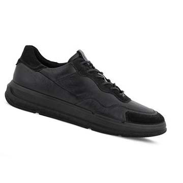 Men's Ecco Soft X Sneakers Black | SG 640VRW